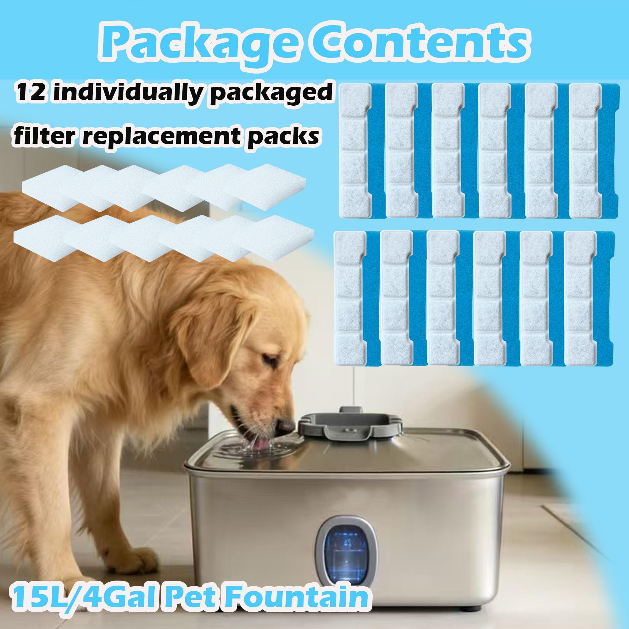 AFJWUZ clean water flow promotes healthier hydration for pets.