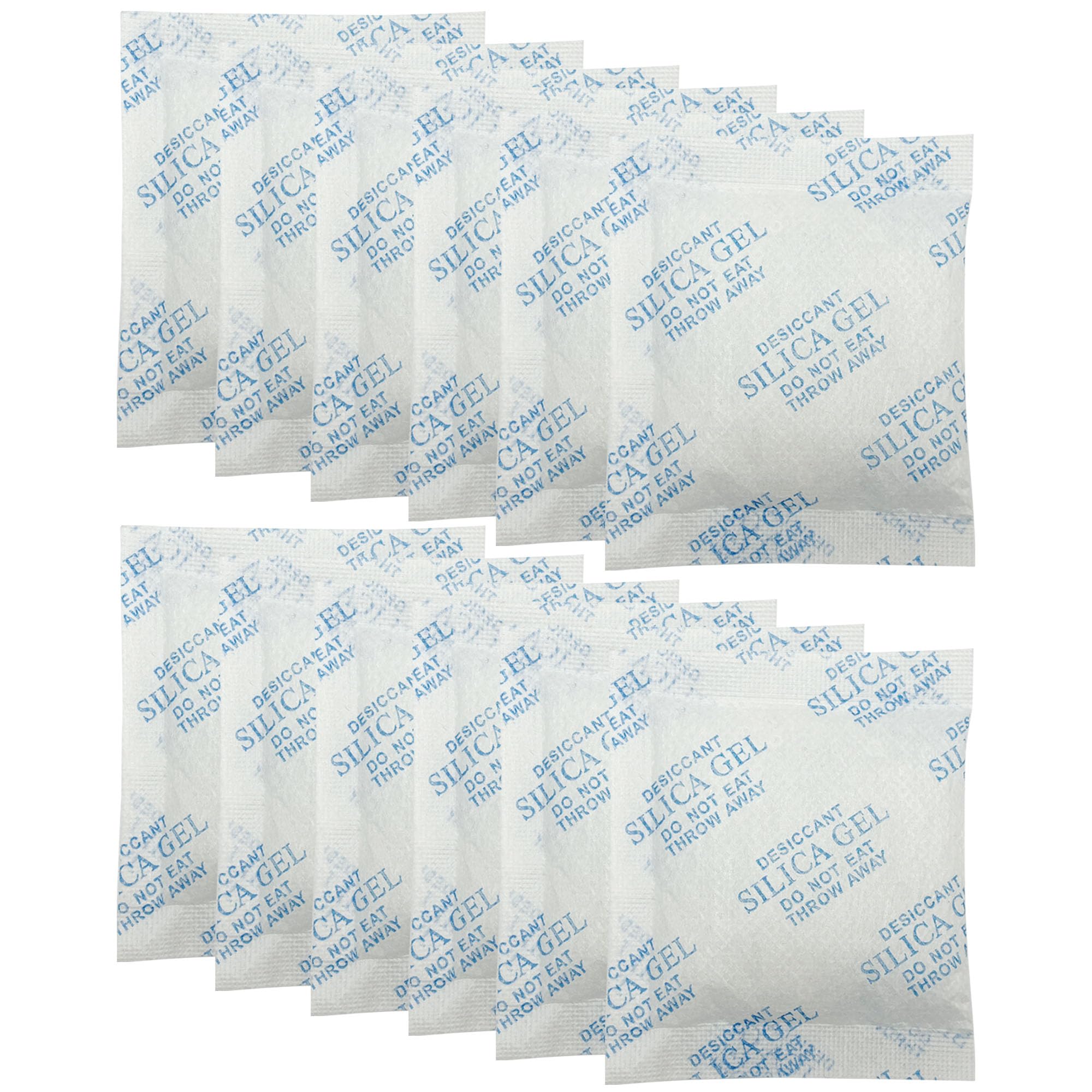 AFJWUZ desiccant bags close-up with PLAF001 keeps pet food dry