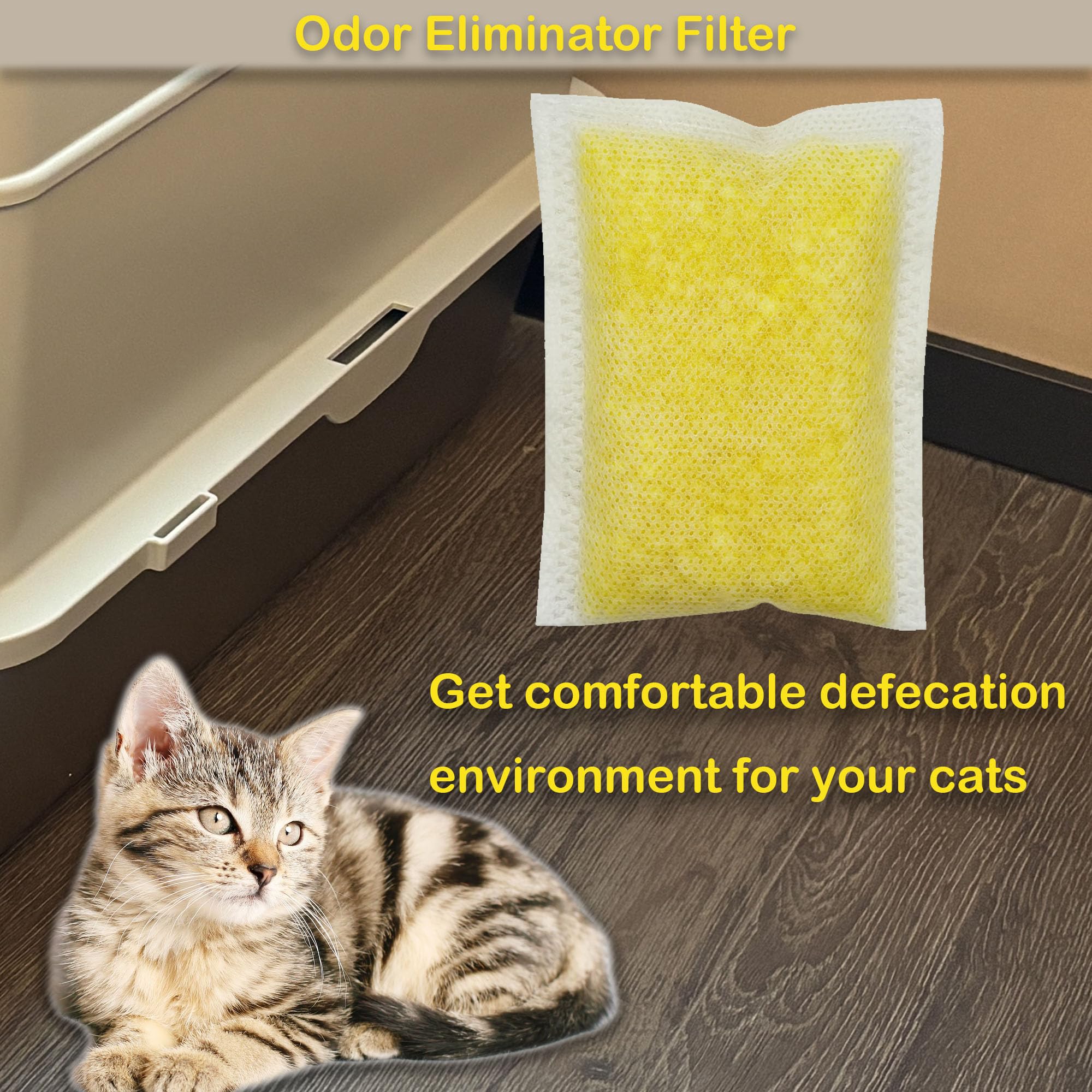 AFJWUZ Odor adsorption materials provide pet-safe odor control