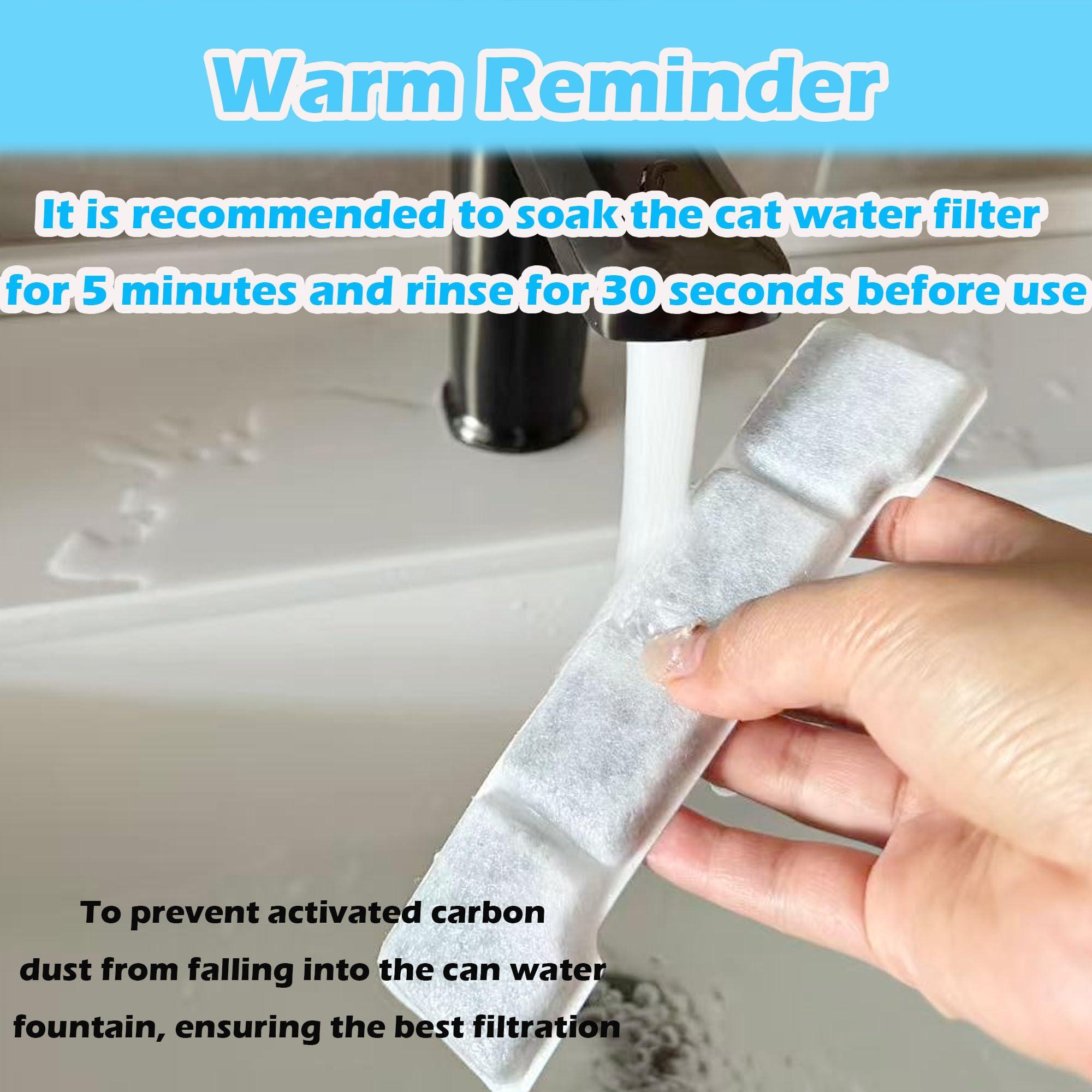 AFJWUZ odor-control feature helps keep fountain water tasting fresh.