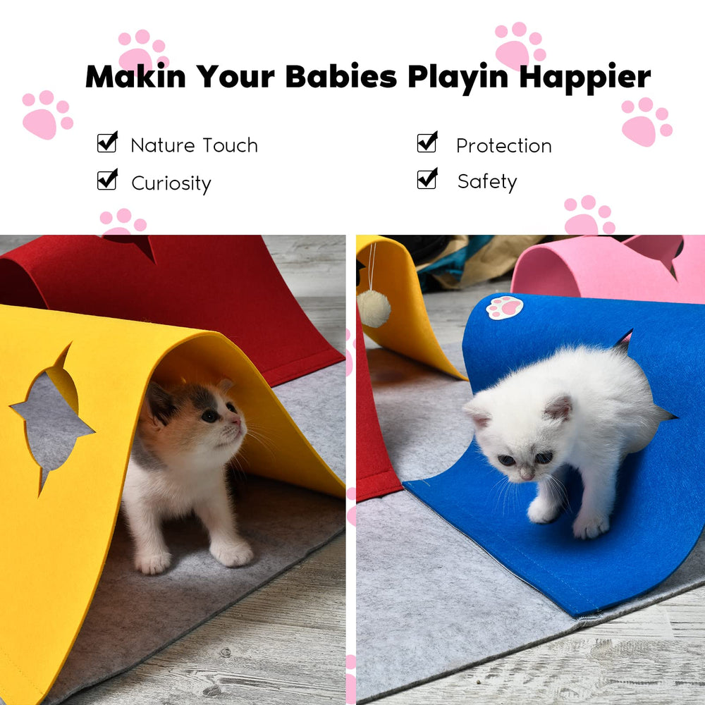 AFLIFLI cat tunnel foldable design for easy transport