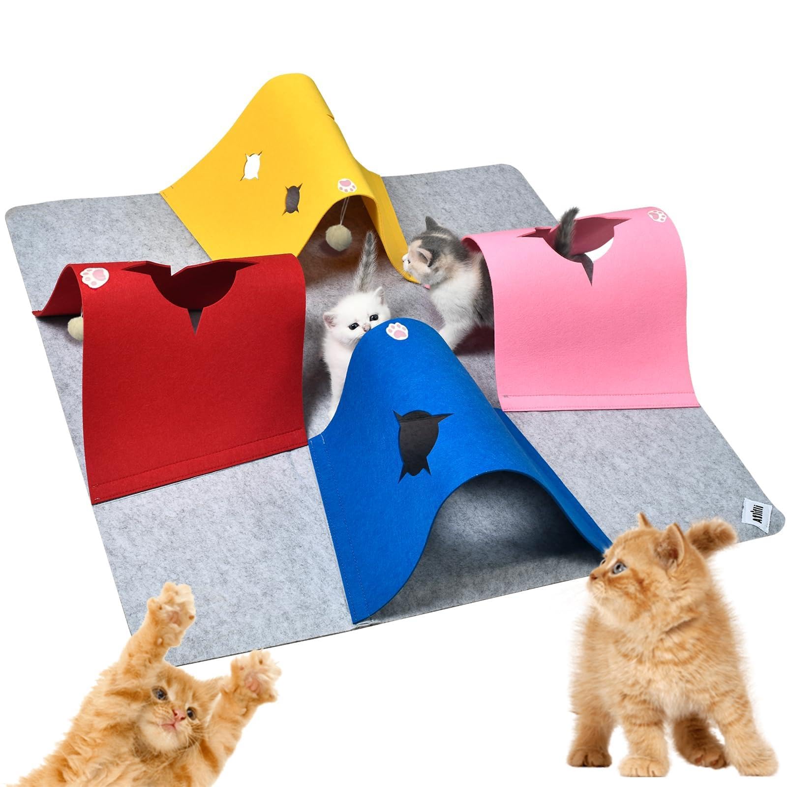 AFLIFLI cat tunnel square housing for modular play and hideouts