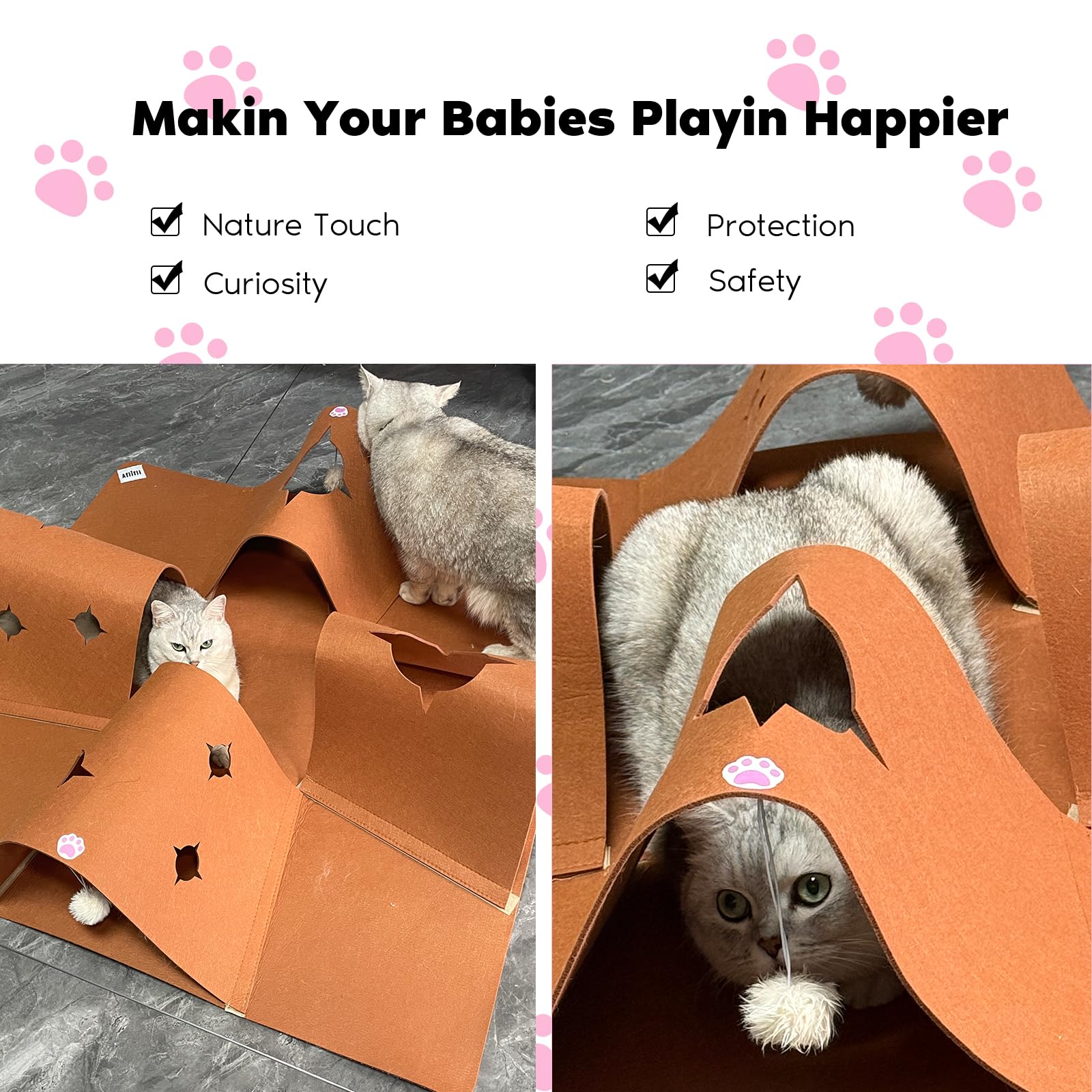 AFLIFLI enrichment toy for kittens and small pets during play