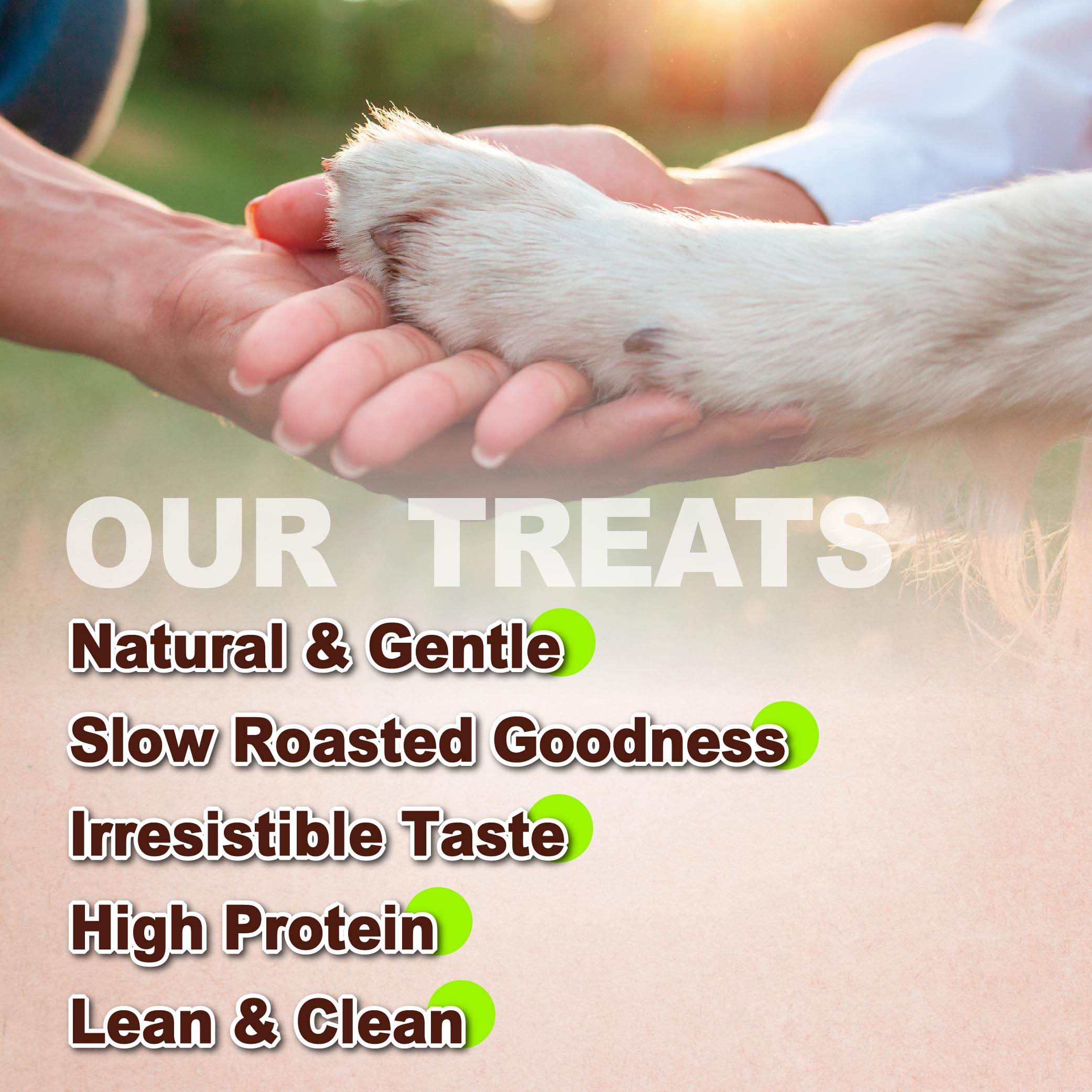 A Freschi srl grain-free dog treats with lean protein for energy.