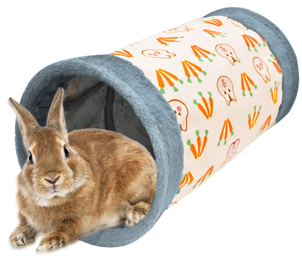 AFYHH guinea-pig tunnel pink for safe indoor play and hideout