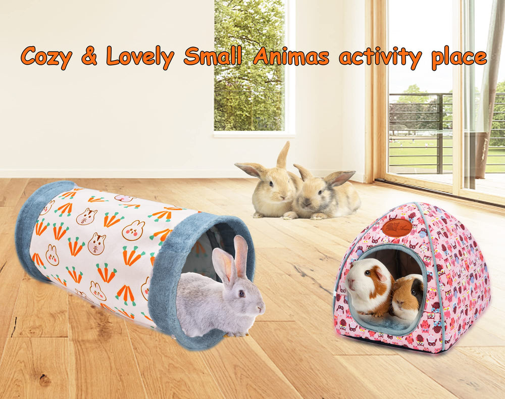 AFYHH pink tunnel ideal for indoor outdoor small pet play