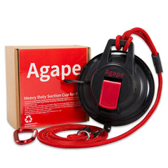 Agape heavy-duty suction cup secures your dog during bath time.