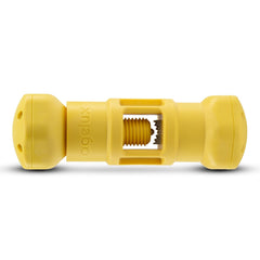 Agelux bully stick holder with serrated teeth grip for secure hold during chewing.
