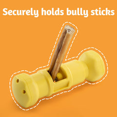 Agelux bully stick holder shows a twist-to-lock design for easy setup.