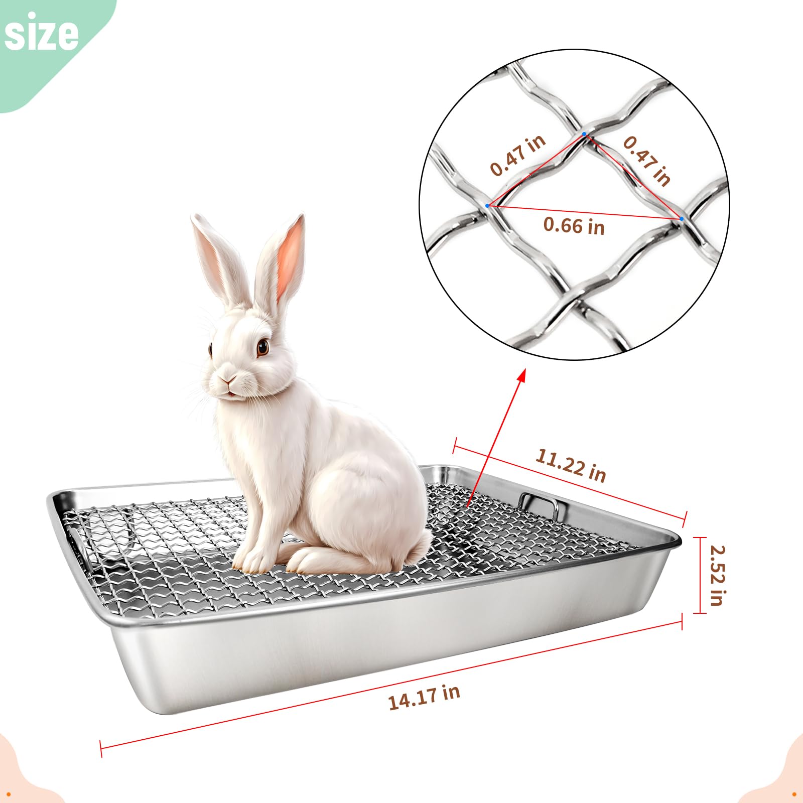AGGQQA easy-clean design helps maintain a hygienic setup after daily use.