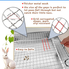 AGGQQA footed grid with eight legs offers strong support and prevents tipping.