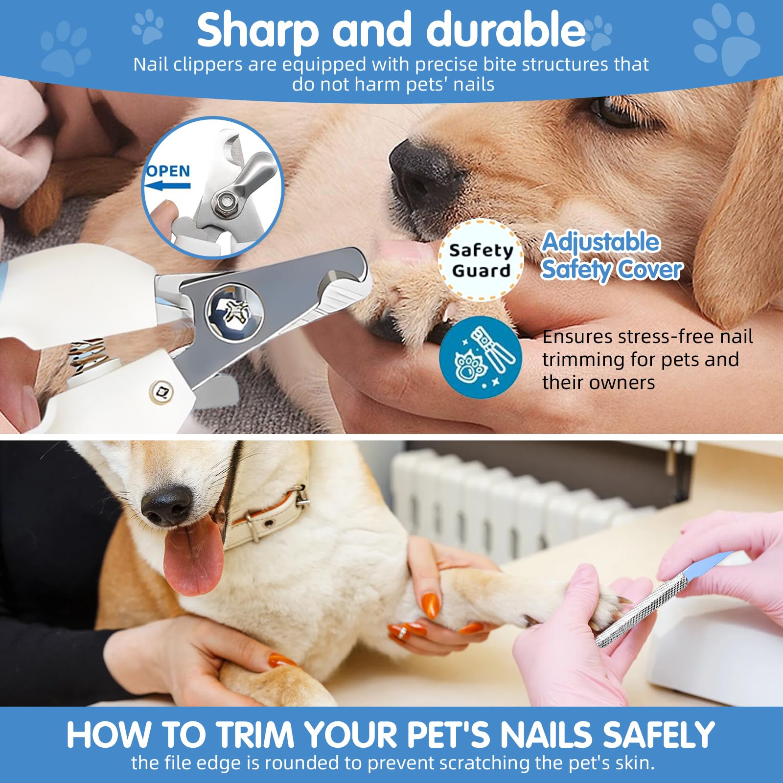 Aglads grooming glove lets you stroke away loose fur.