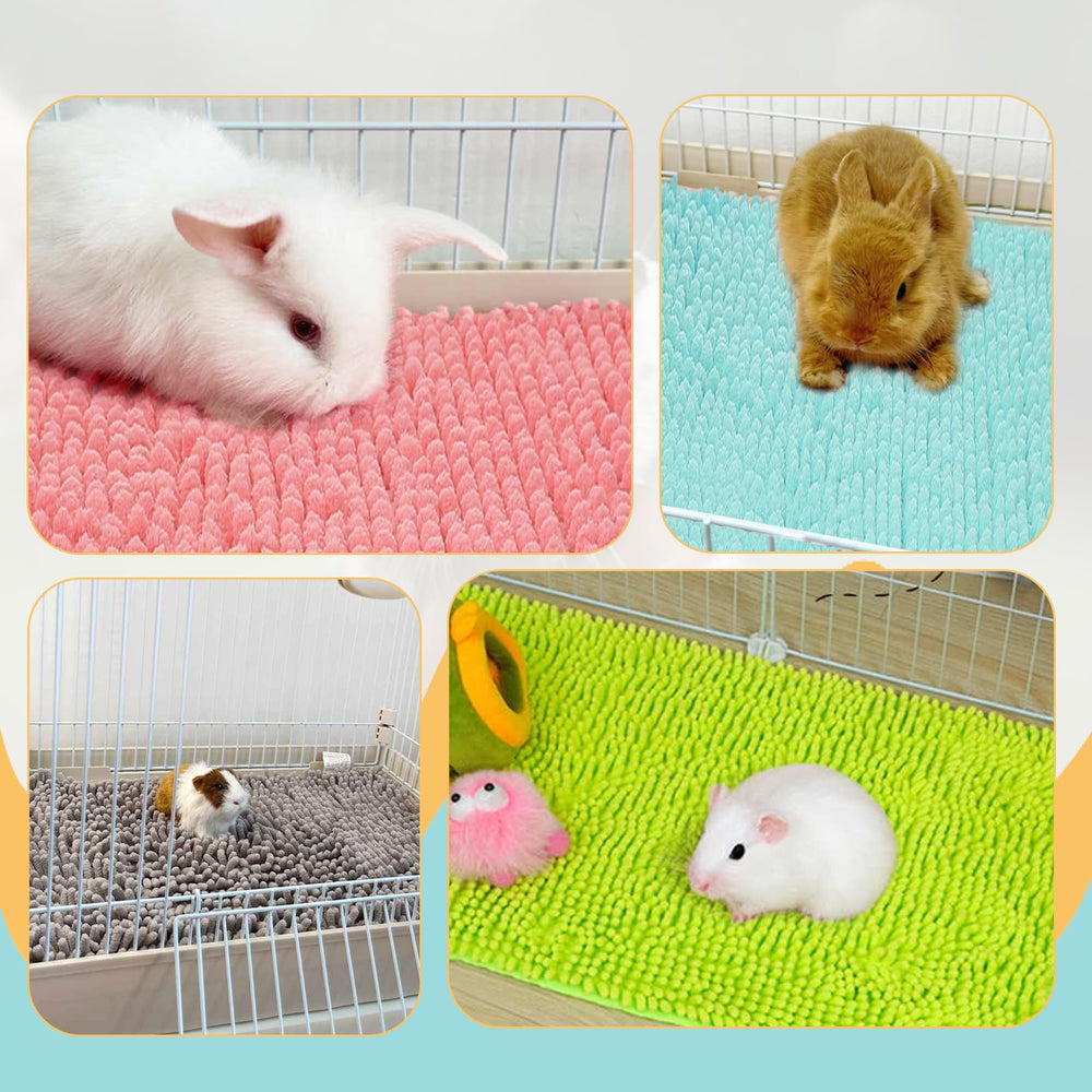 Agolctry guinea pig liner pink soft texture highlighting plush fleece surface.