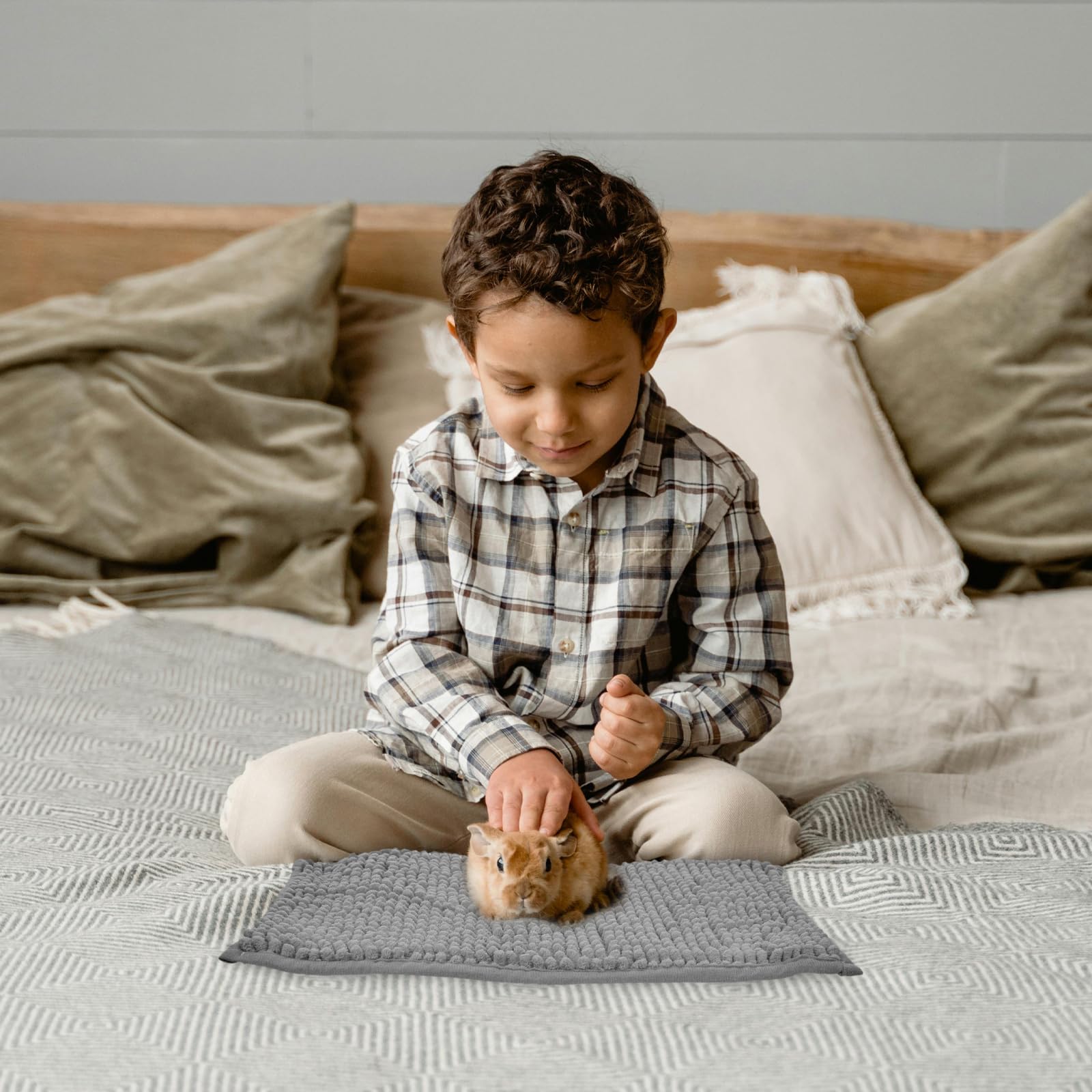 Agolctry guinea pig liner washable bedding mat for reusable pet care.