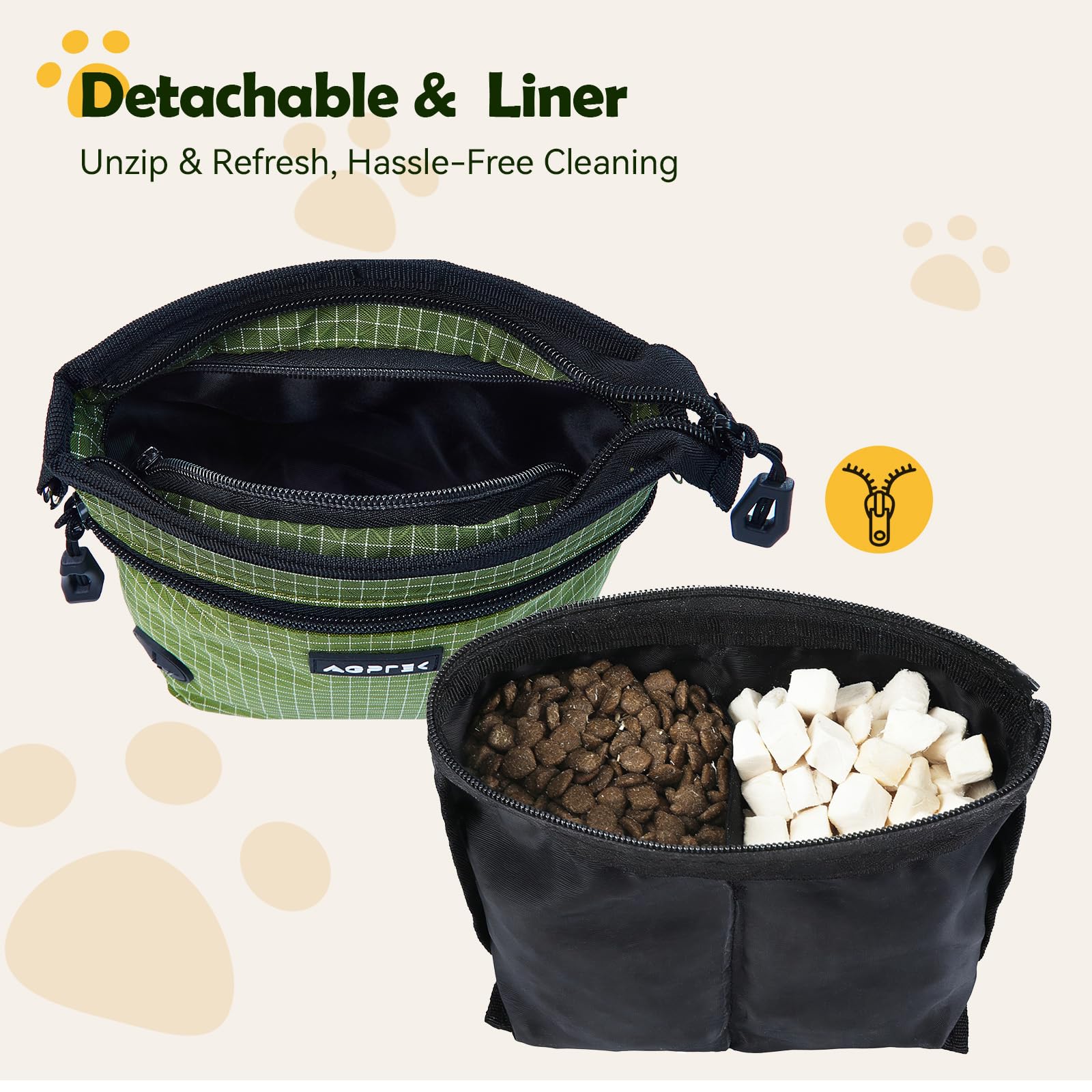 AGPTEK water-resistant nylon exterior keeps gear clean in rain.
