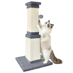 AGYM Cat Scratching Post 32-inch base supports tall cats and reduces furniture scratching