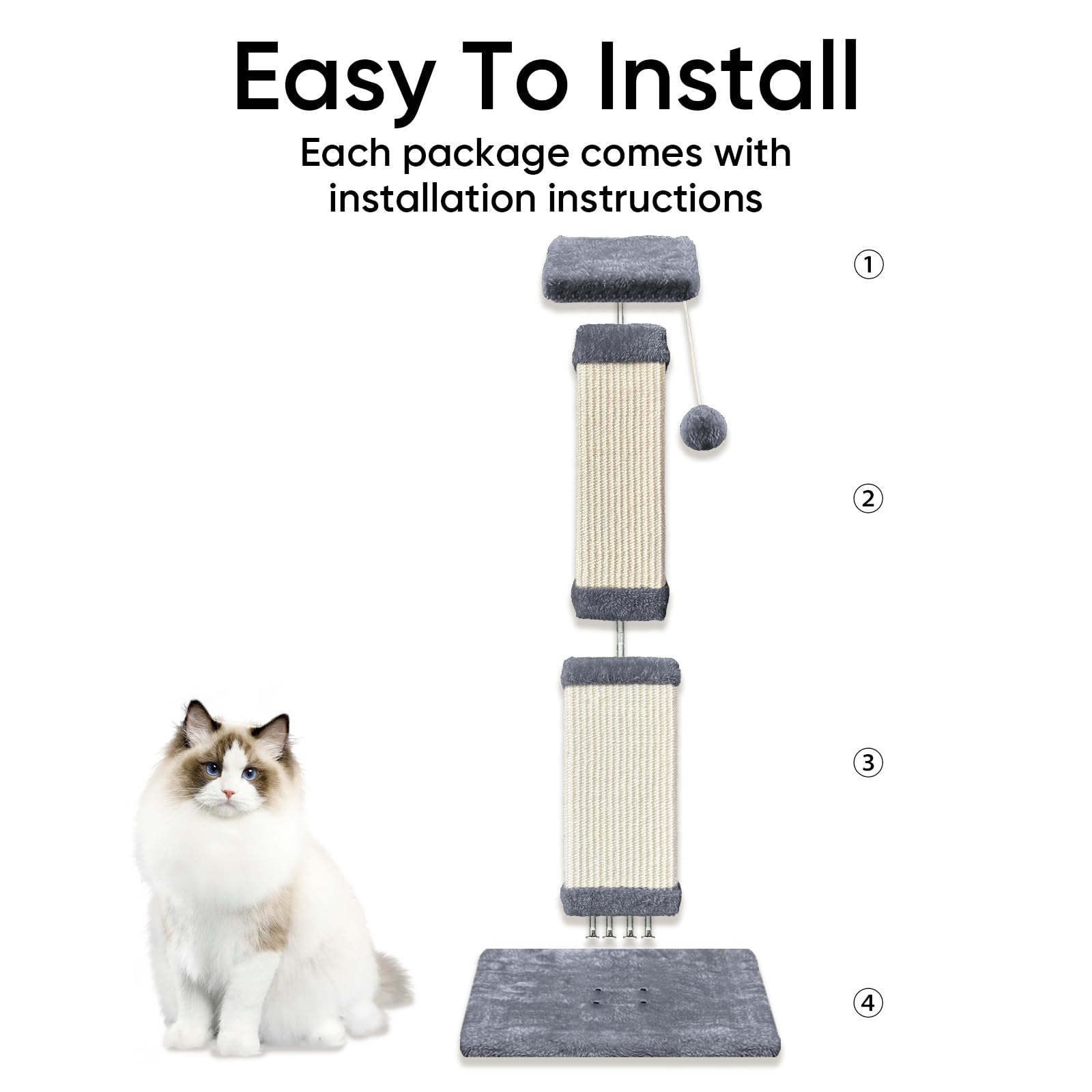 AGYM included screwdriver and planks simplify quick assembly