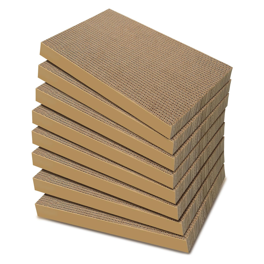AGYM cat scratchers 8-pack refill boards arranged for multi-room scratching