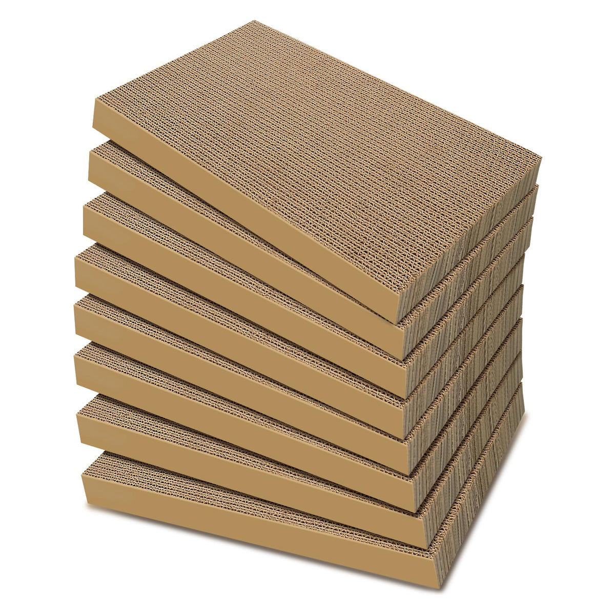 AGYM cat scratchers 8-pack refill boards arranged for multi-room scratching