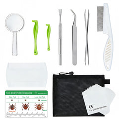 AHHOMATATA tick removal kit dog tools for safe extraction on pets.