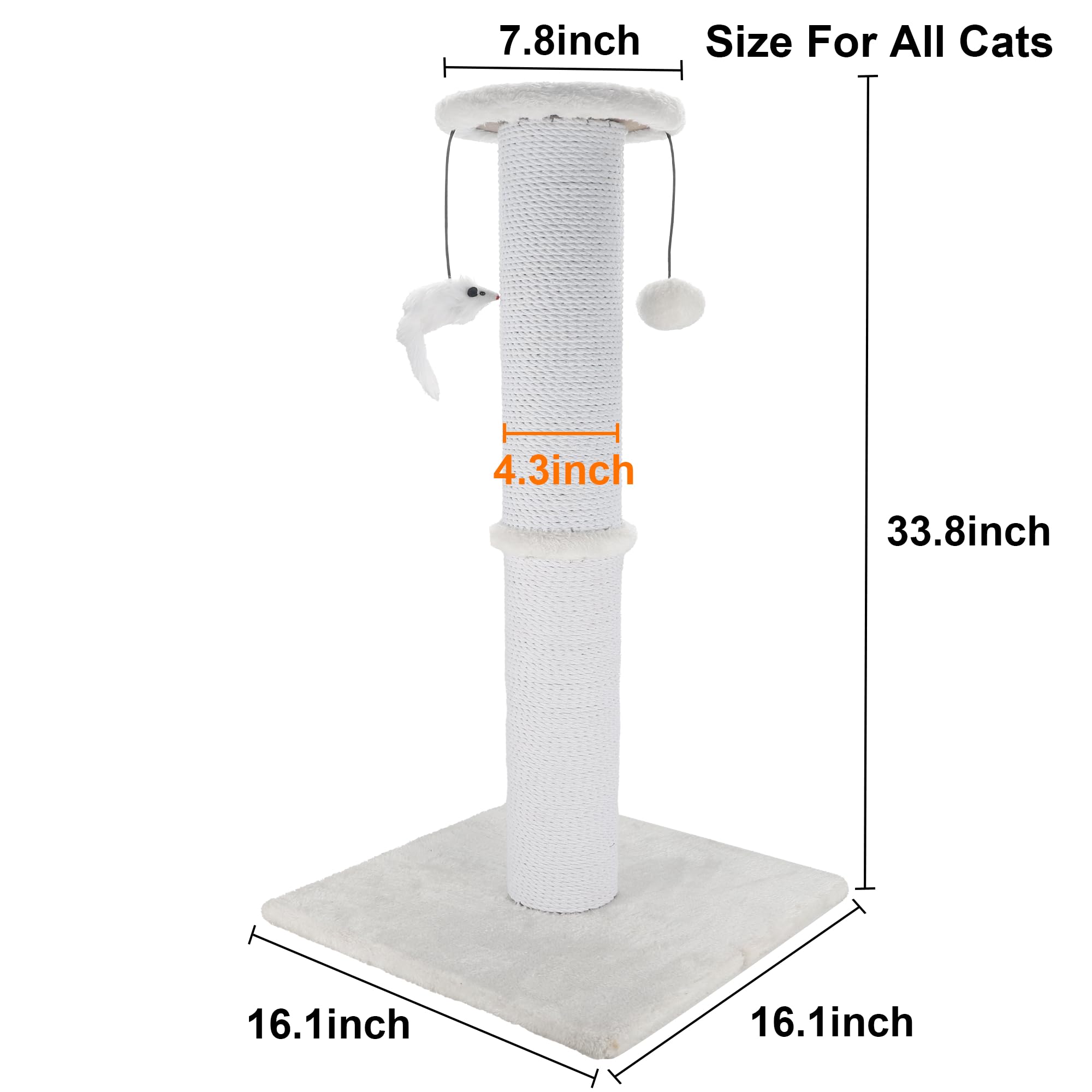 Ahomdoo post base sturdy and stable for confident climbing.