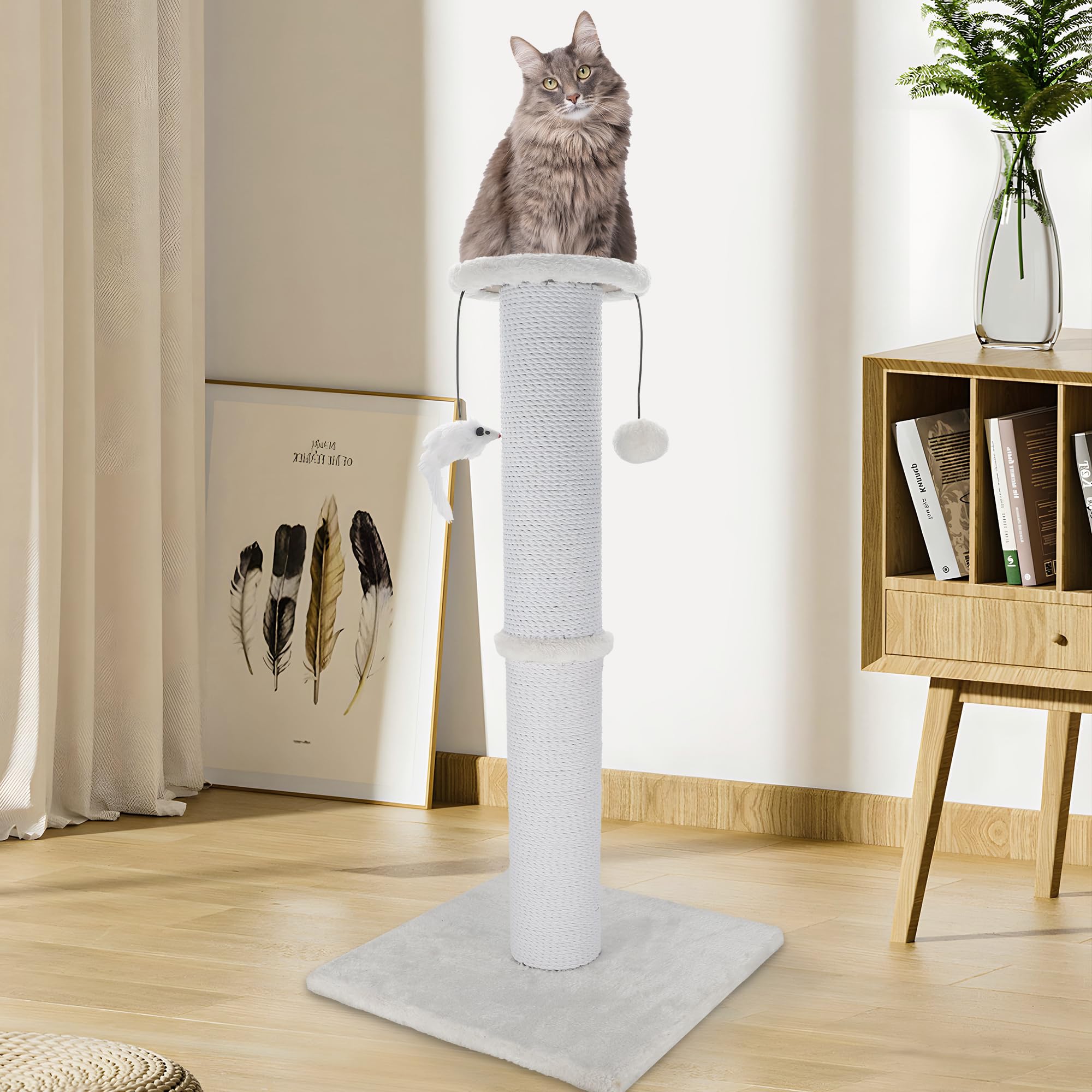 Ahomdoo indoor-use scratching post fits corners and daily routines.