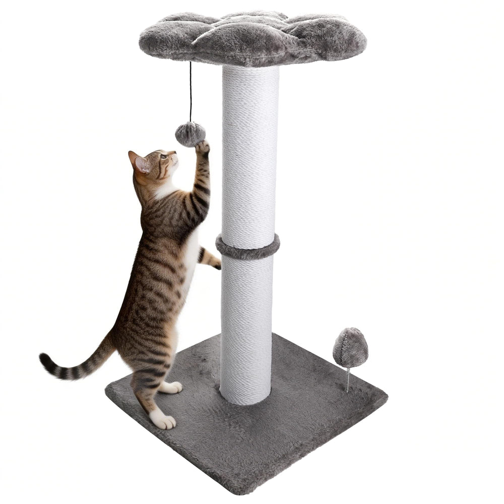 Ahomdoo heavy-duty scratching post 30-inch base, durable for indoor cats.