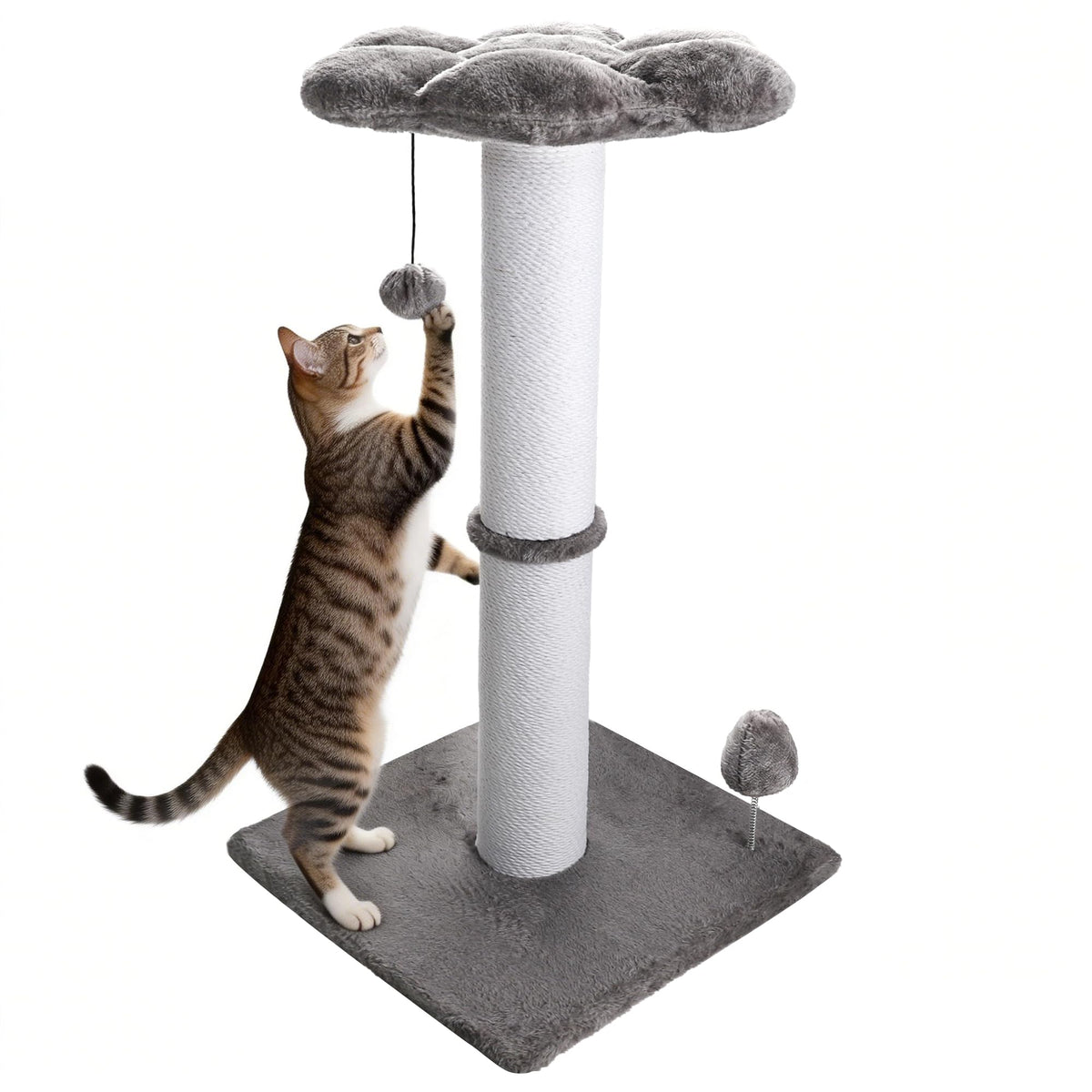 Ahomdoo heavy-duty scratching post 30-inch base, durable for indoor cats.