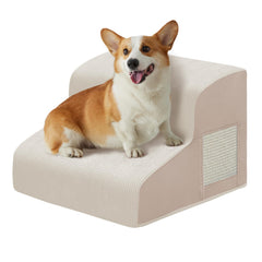 Ahpmeoa Dogs Steps for Bed, 2-step design assists small pets to reach the bed safely