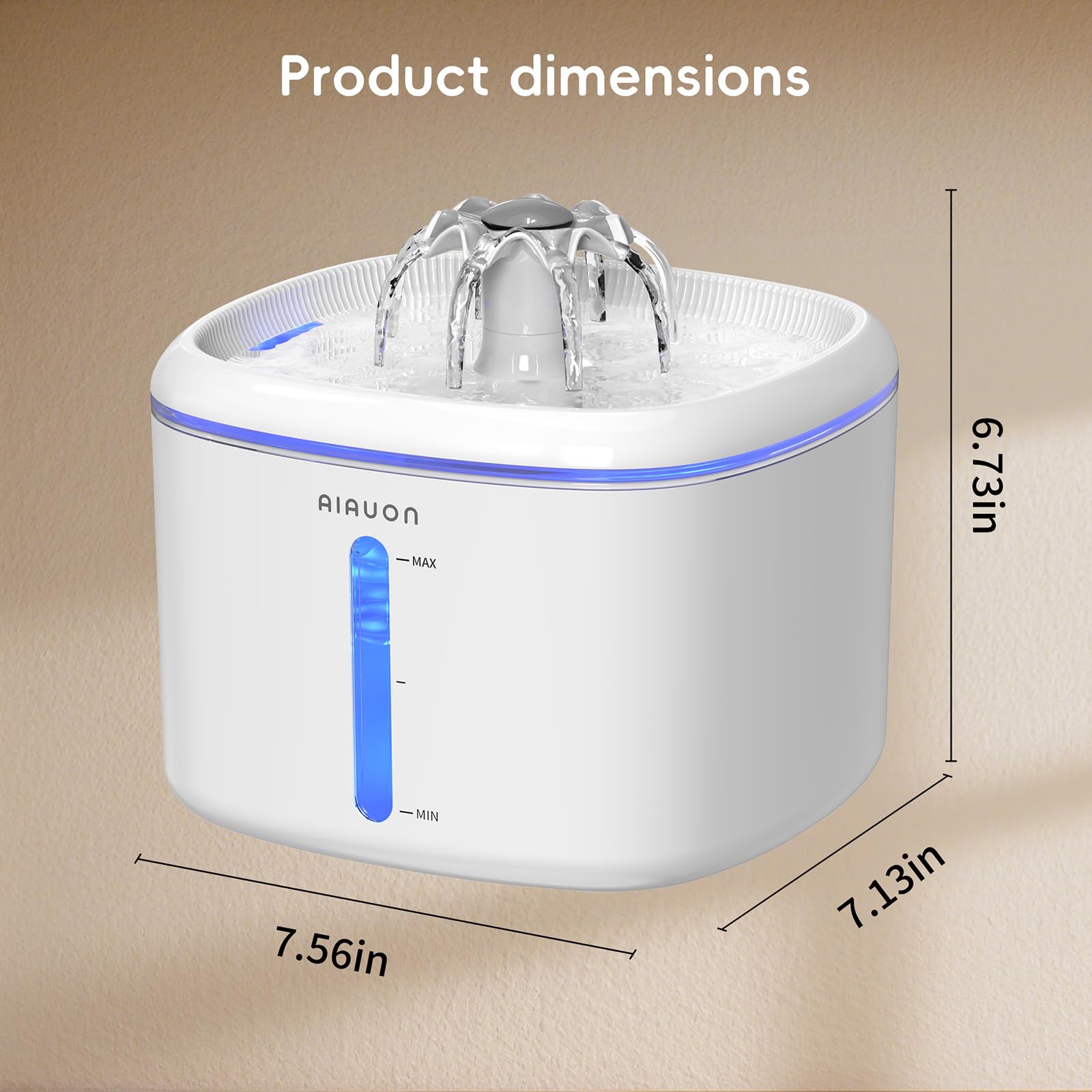 AIAUON cat fountain gift-ready for pet lovers