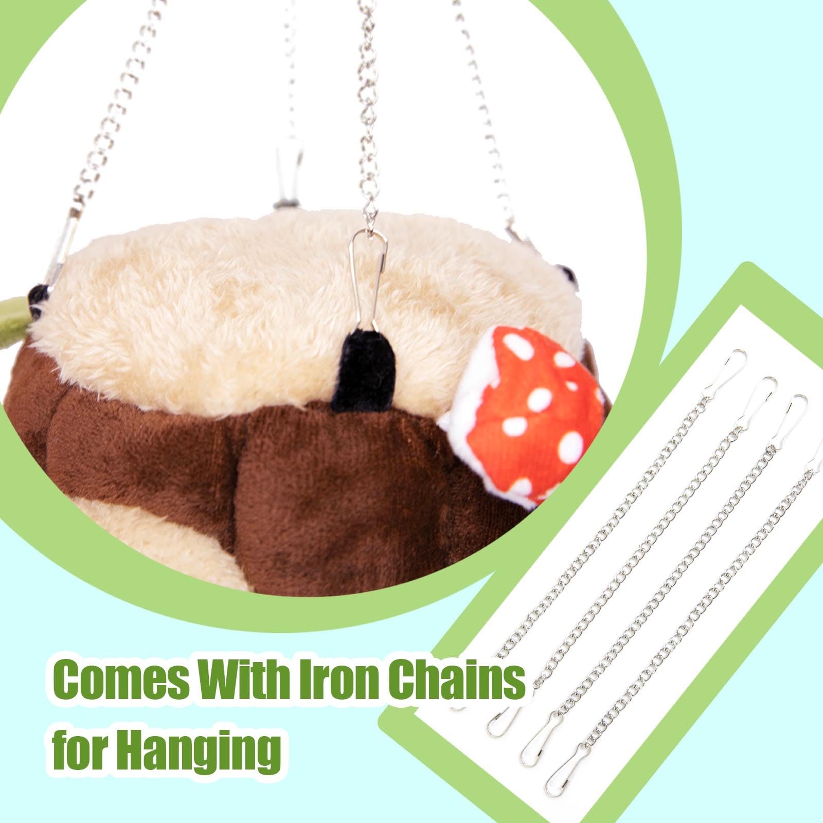 Aichillatum anti-skid bottom and hanging chain enable stable placement