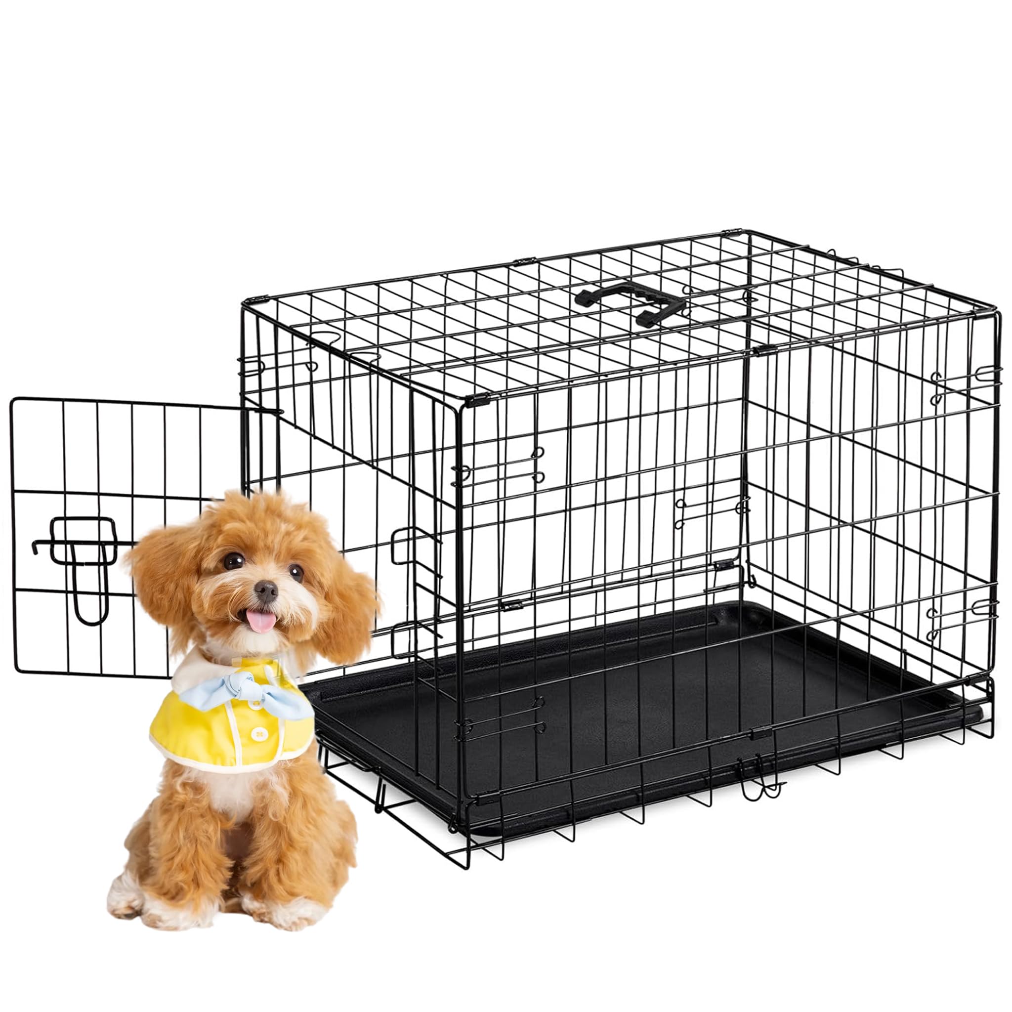 Aidoly dog crate 30-inch single door with secure lock for safe containment