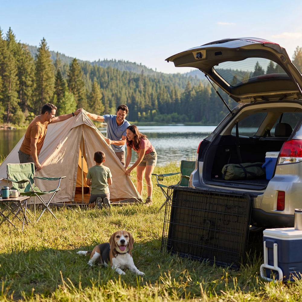 Aidoly portable kennel ideal for travel and outdoor adventures