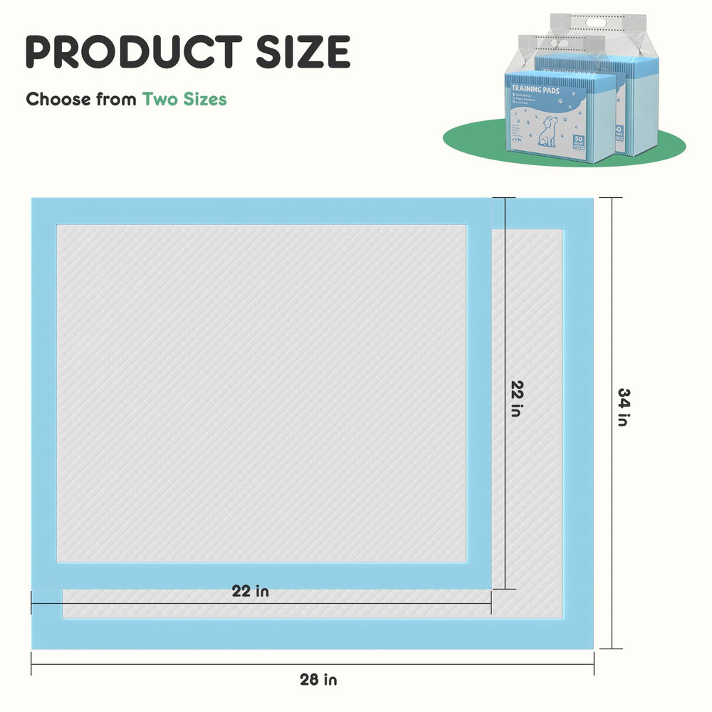 Aidoly puppy pads feature a leak-resistant layer to protect floors during accidents.