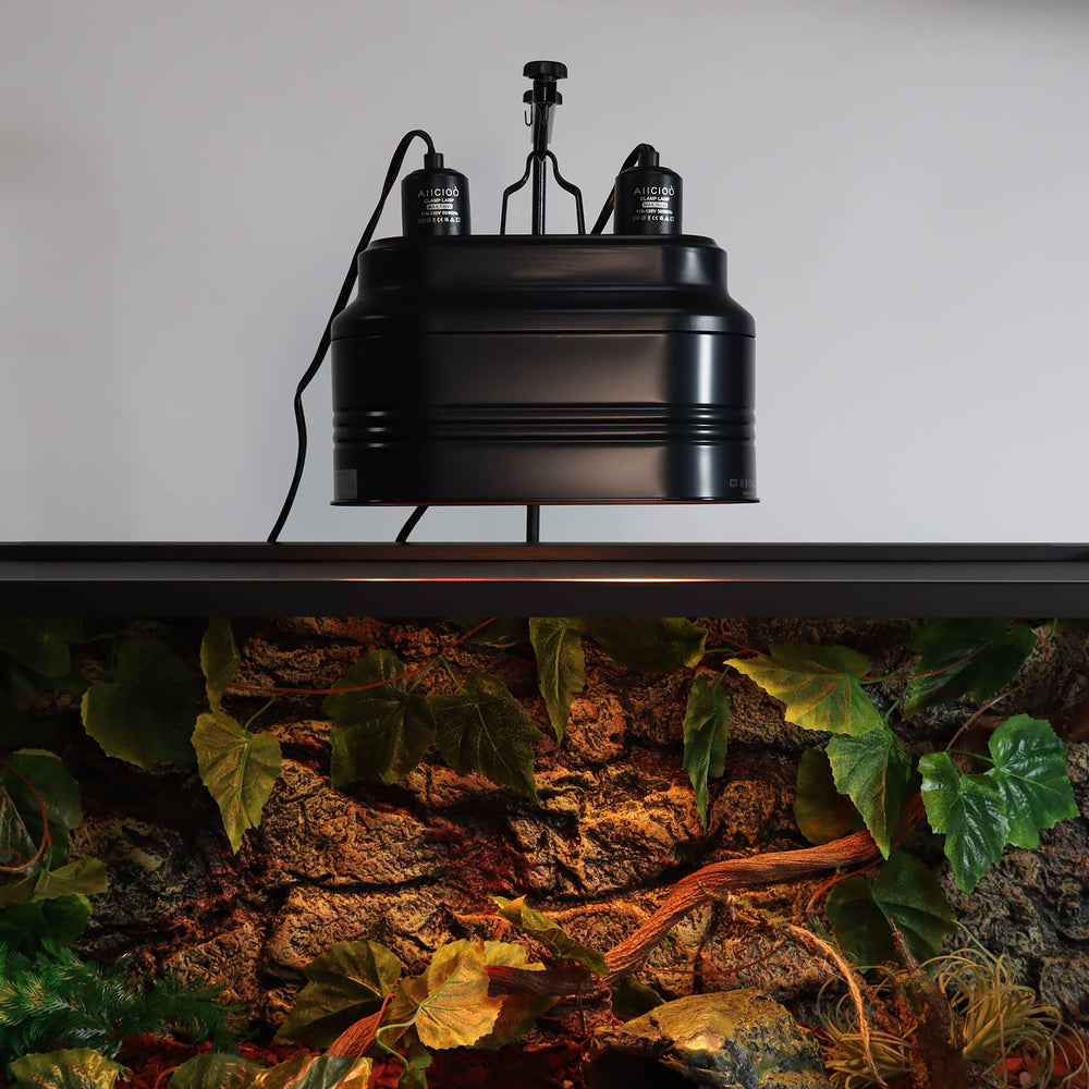 Aiicioo versatile reptile tank light suitable for turtle, tortoise, hermit crab habitats.