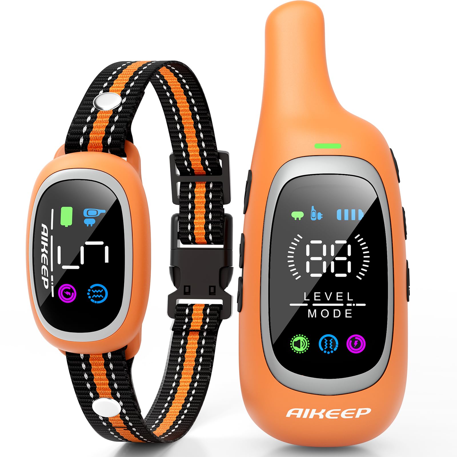 AIKEEP 2-in-1 dog collar with remote for versatile training across yards and parks