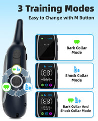 AIKEEP IP67 waterproof e-collar for rain, mud, and swimming adventures.