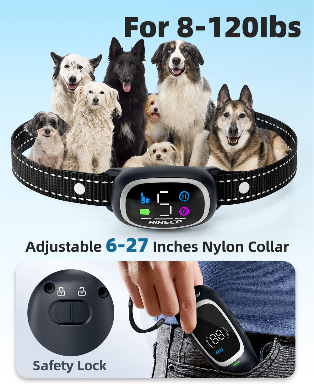 AIKEEP LED display ensures clear training visibility in low light.