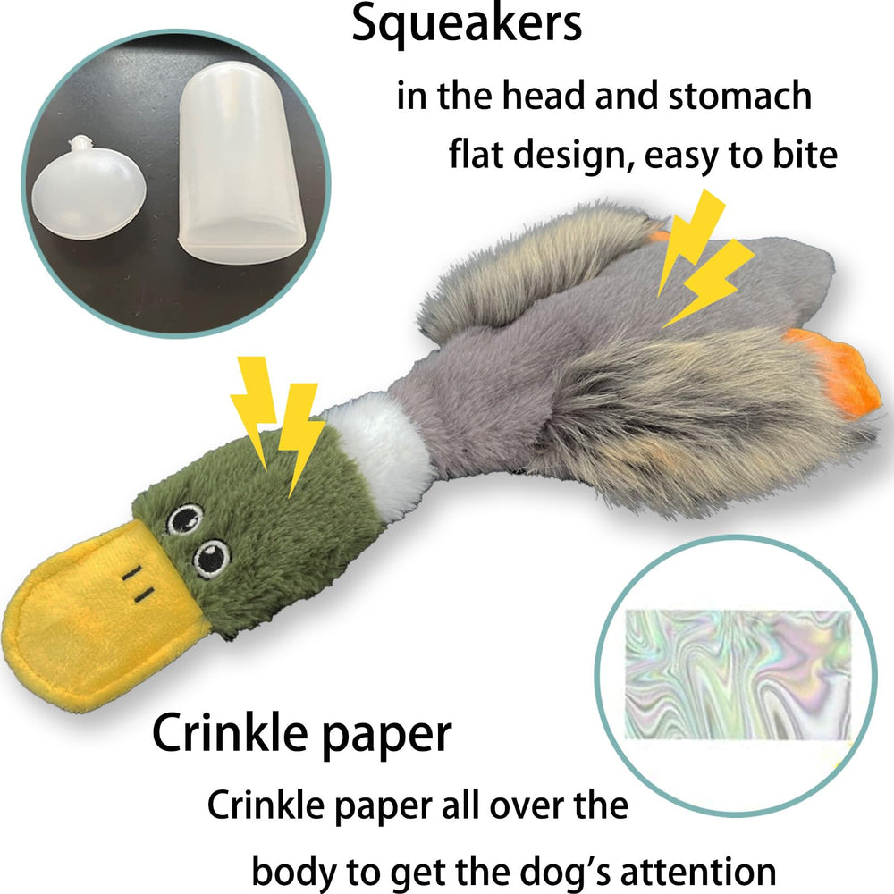 AIMETING duck toy squeaky body for engaging fetch and chew sessions