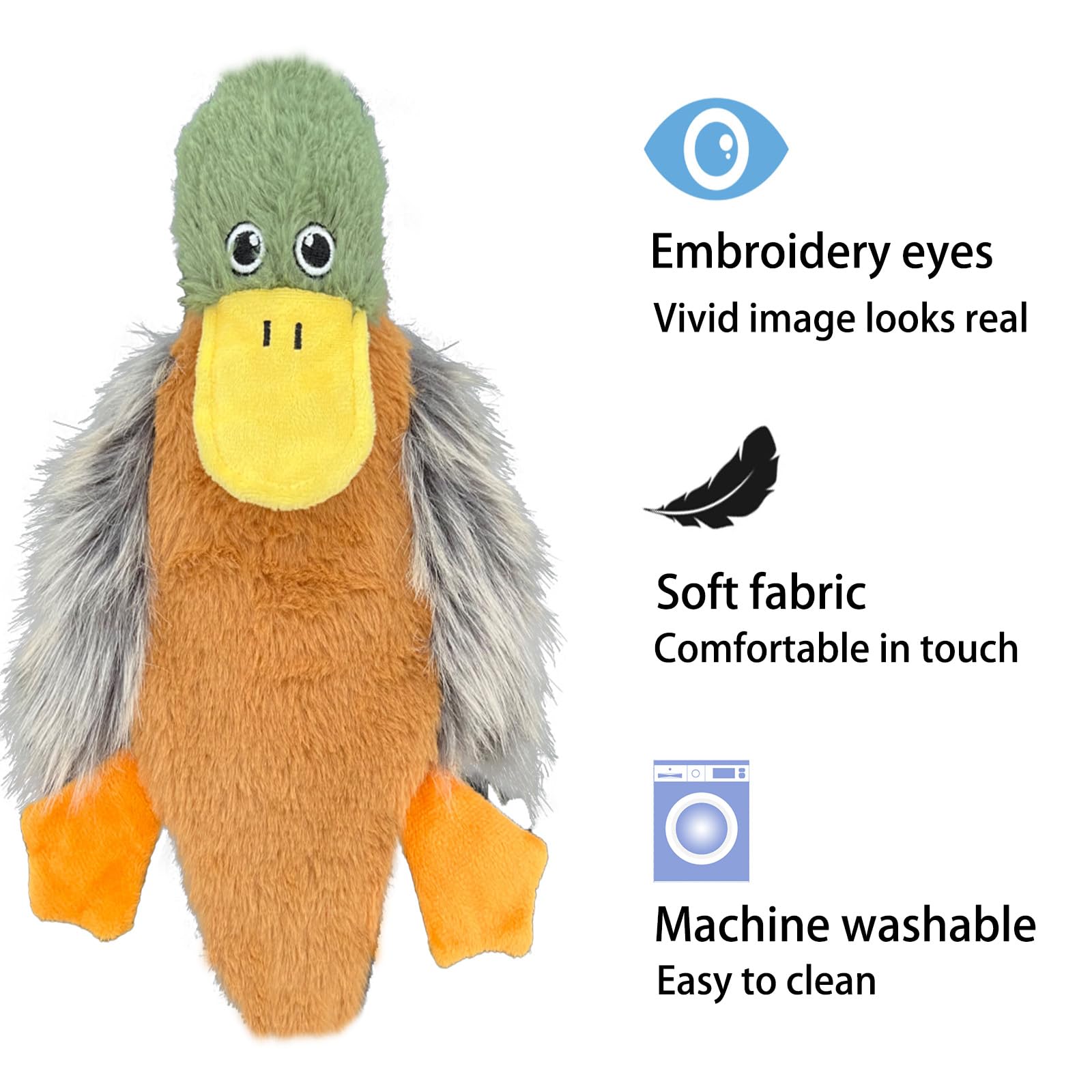 AIMETING no stuffing dog toy interior paper reduces mess after play