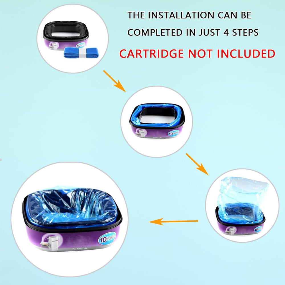 Aimidodo easy-install refill bag showing simple threading through cartridge