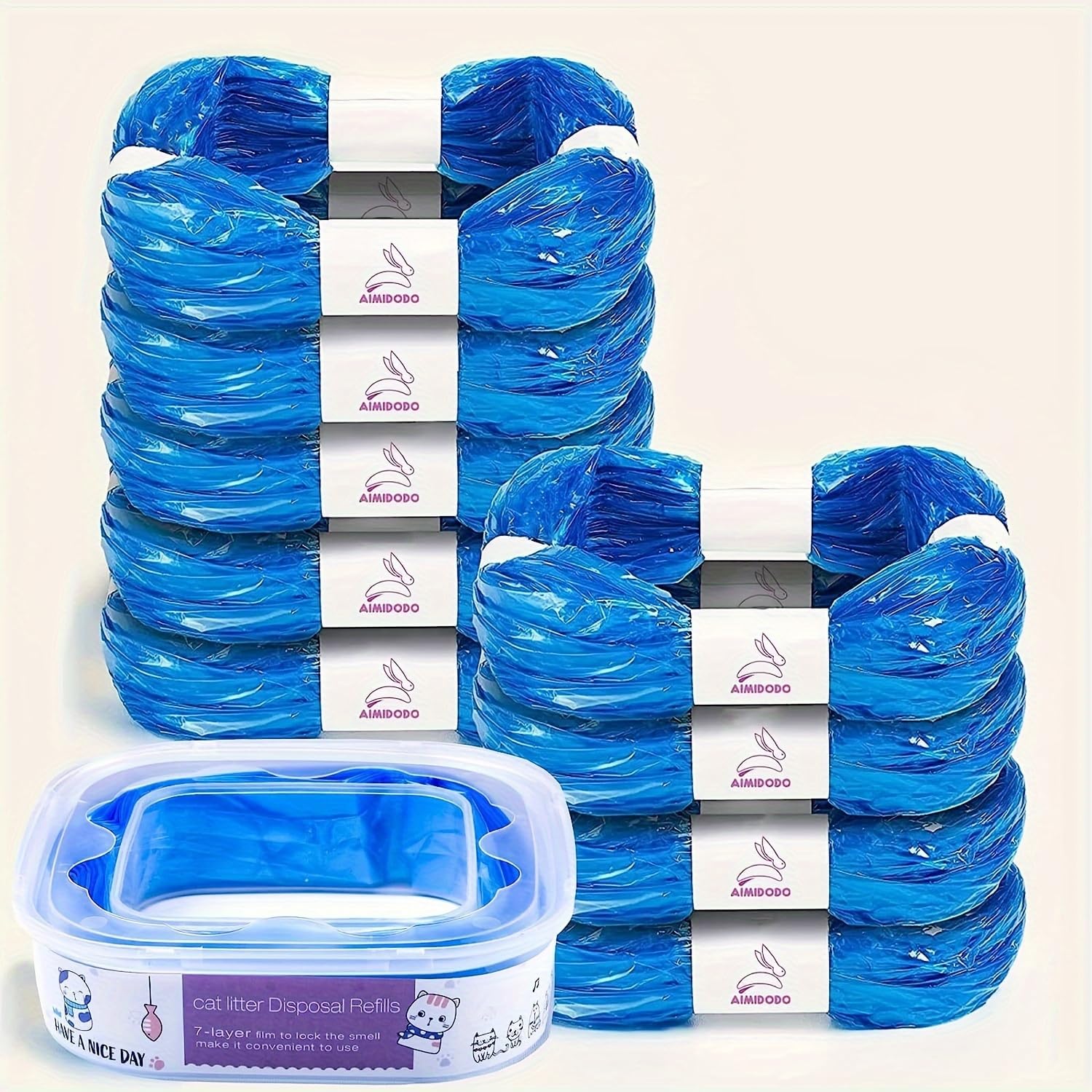 Aimidodo Genie refill bag pack for easy waste disposal with your Genie system