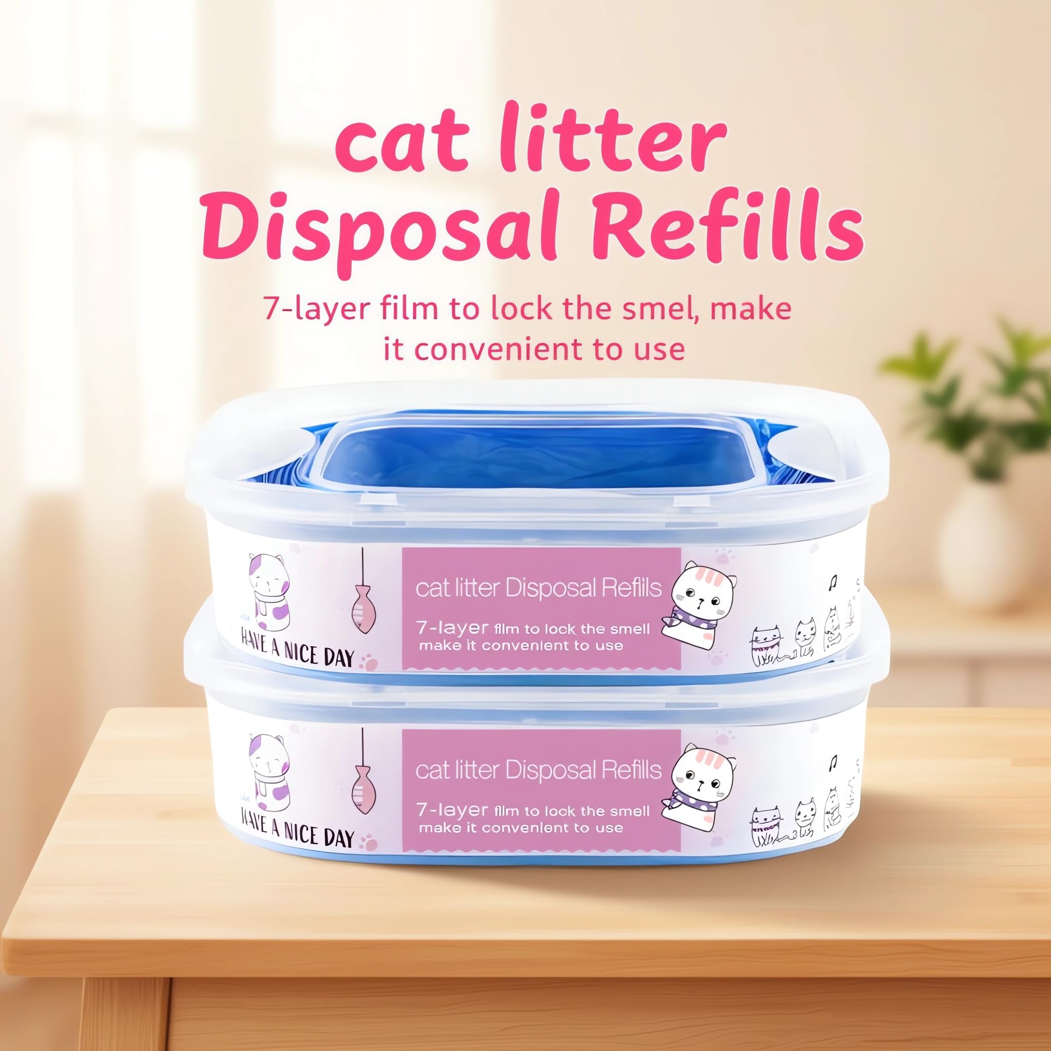 AIMIDODO refill compatible with Pet Genie for tidy litter area