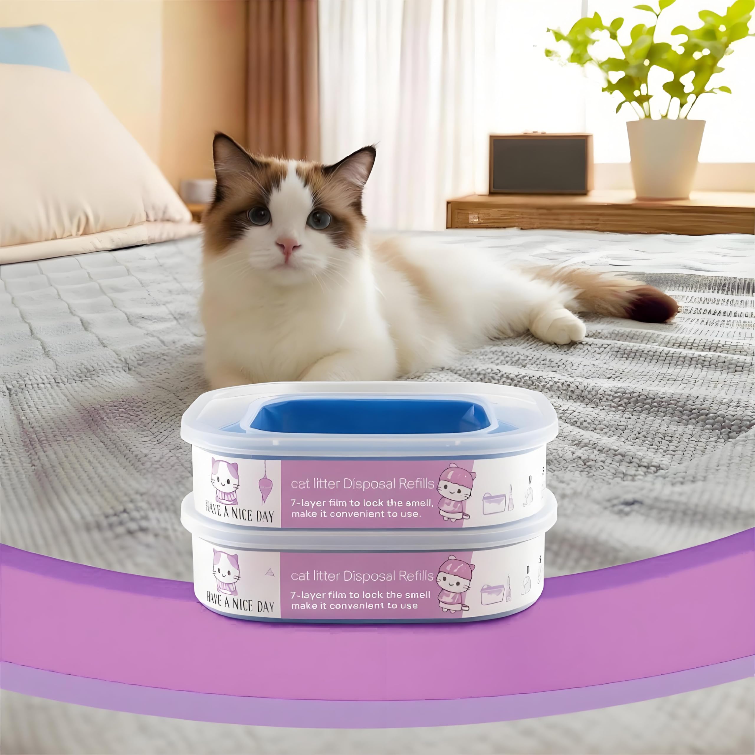 Compatible with Standard, Plus, XL+ Pet Genie pails