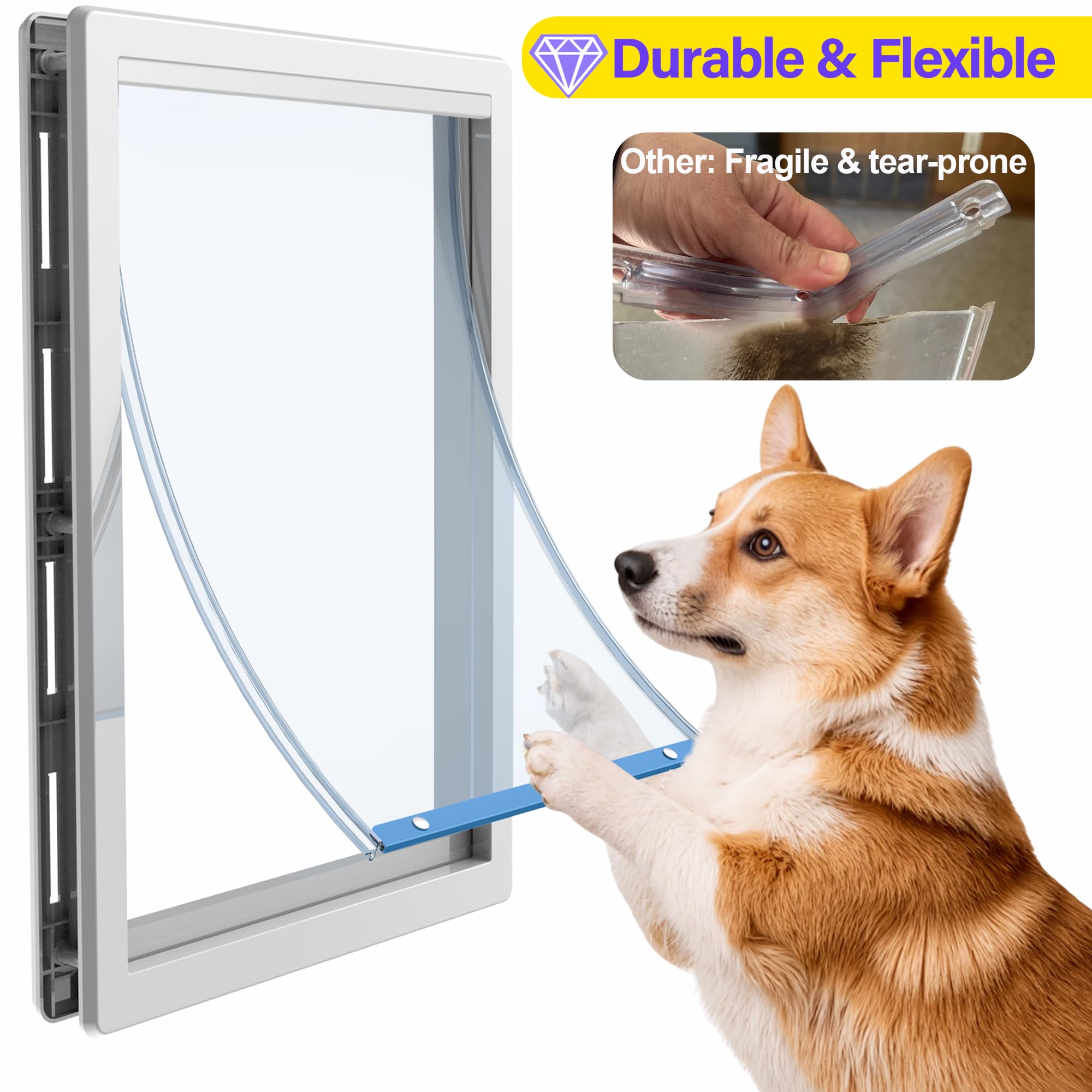 Aimiehonuo dog door flap designed for Ideal Pet Designer Series compatibility enhances convenient access.