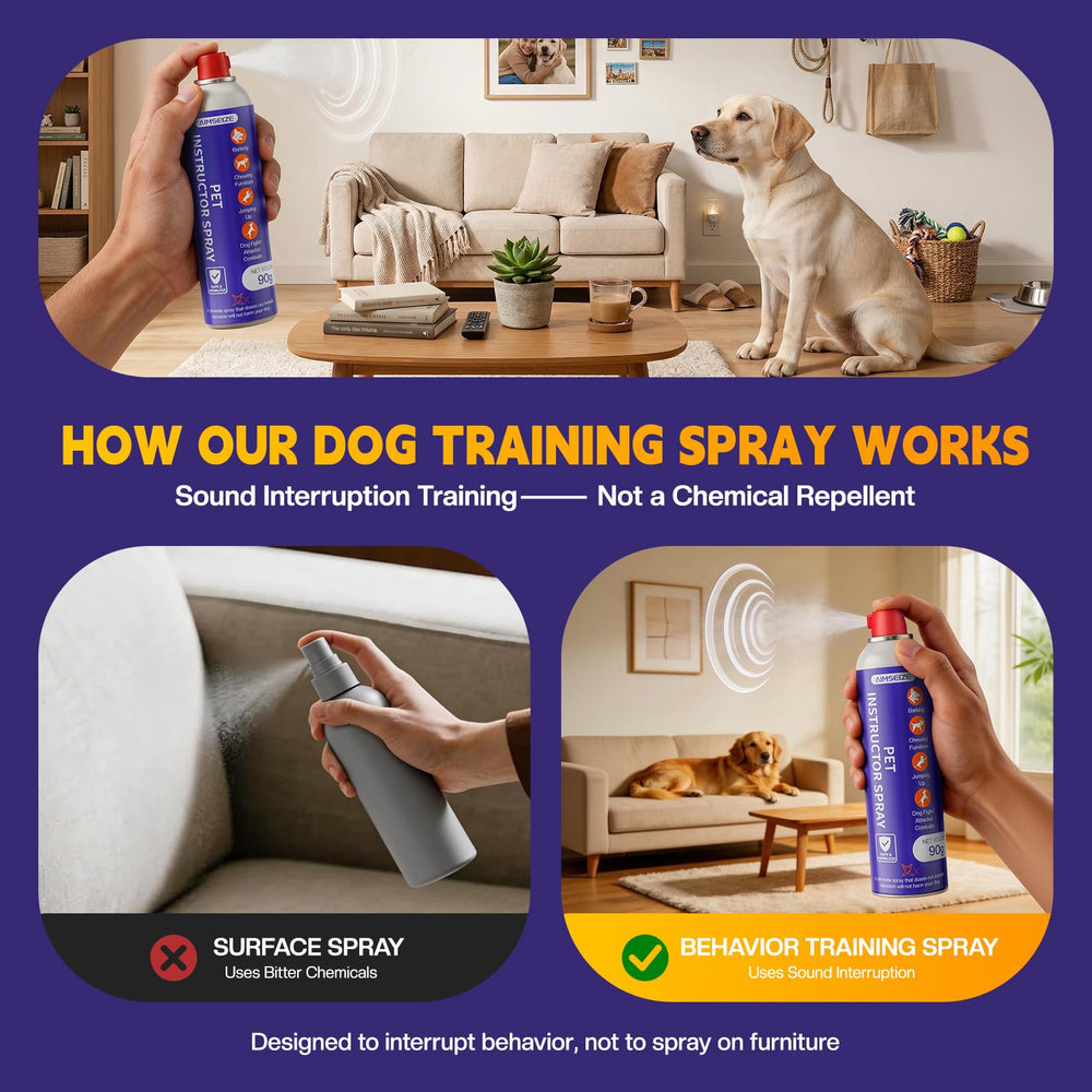 AIMSEIZE citronella-scent spray bottle shown during outdoor training.