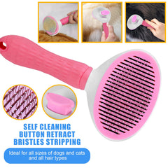 Aiolpy deshedding comb removes loose hair for less shedding