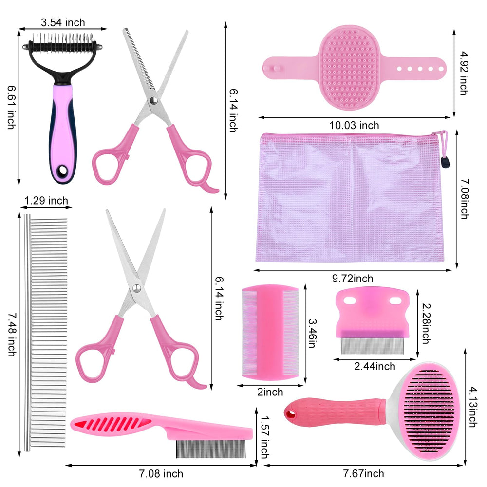 Aiolpy fine grooming comb finishes fur precisely