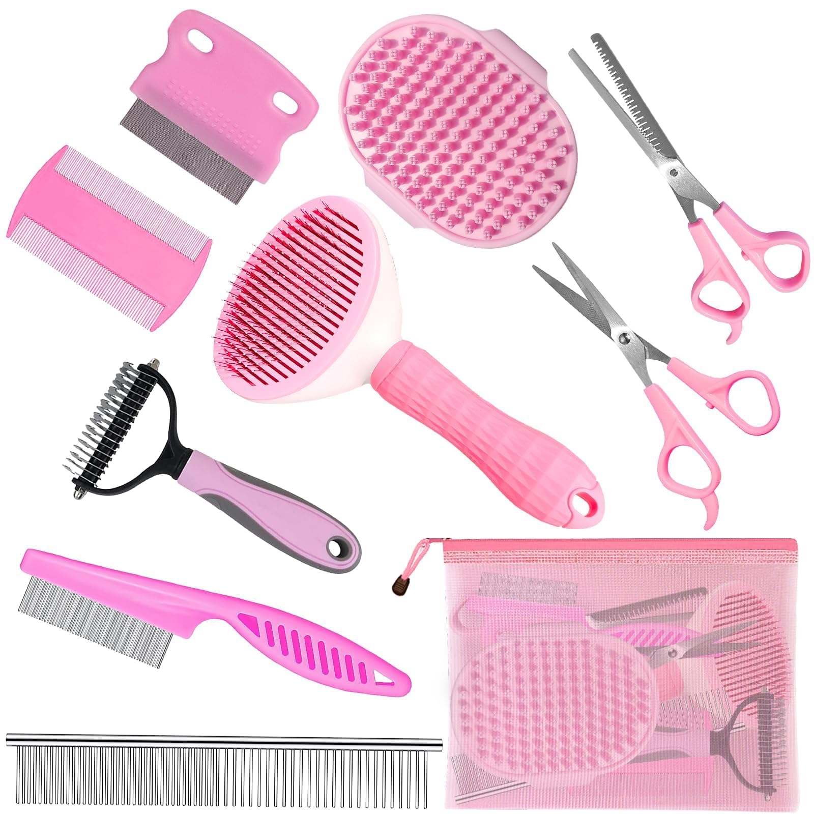 Aiolpy slicker brush removes knots for a smoother coat