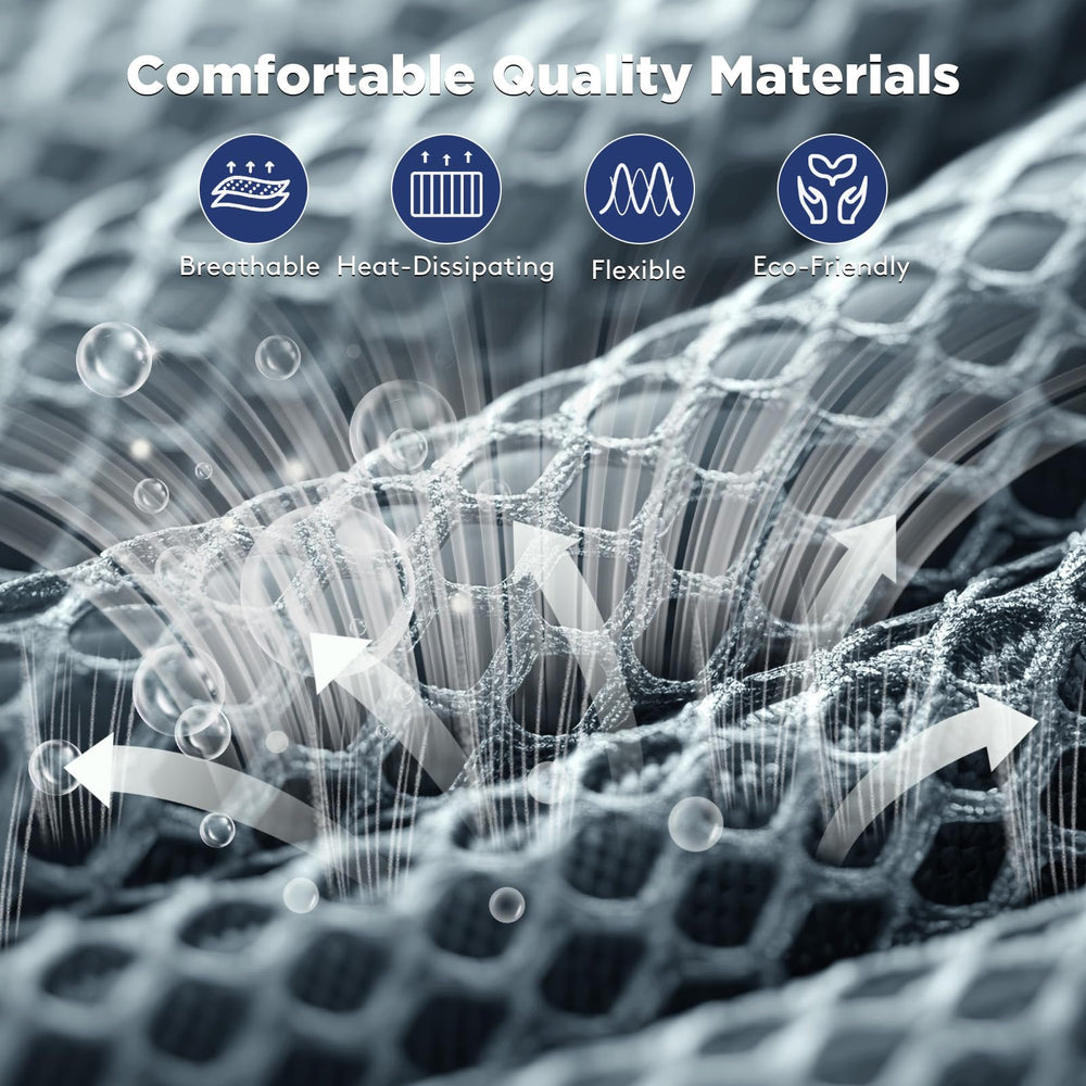Removable washable cover makes cleaning quick and easy.